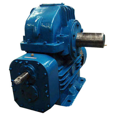 Circular arc cylindrical double-stage worm and gear reducer